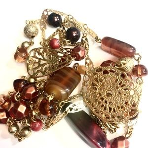 3/$15 Vintage Avon Long Gold Tone Necklace